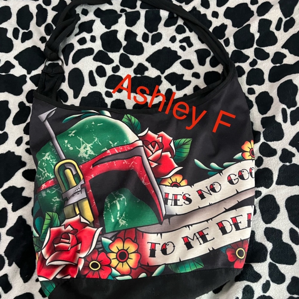 Loungefly Star Wars Boba Fett hobo Bag used